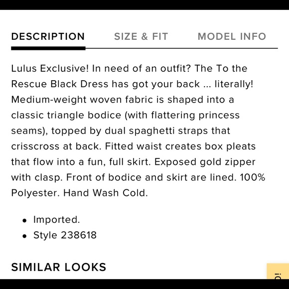 Lulu’s Black to The Rescue Mini Skater Dress - Picture 5 of 10